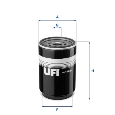 Filtro carburante UFI 24.146.00