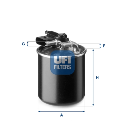 Filtro carburante UFI 24.148.00