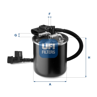 Filtro carburante UFI 24.149.00