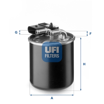 Filtro carburante UFI 24.150.00
