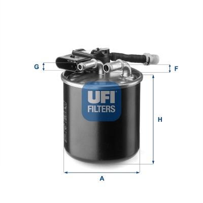 Filtro carburante UFI 24.151.00