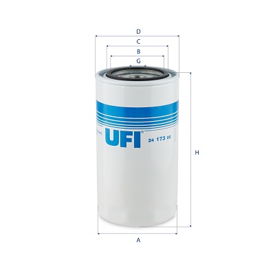 Filtro carburante UFI 24.173.00