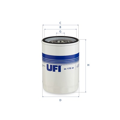 Filtro carburante UFI 24.175.00
