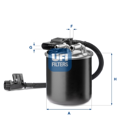 Filtro carburante UFI 24.193.00