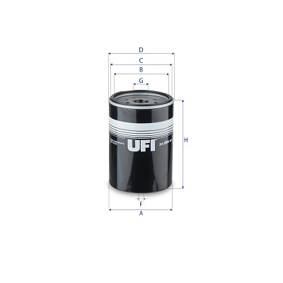 Filtro carburante UFI 24.256.00