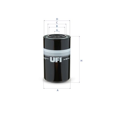 Filtro carburante UFI 24.257.00