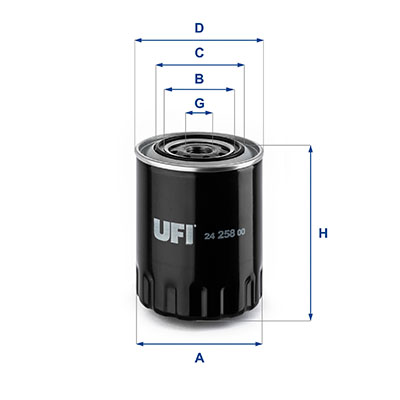 Filtro carburante UFI 24.258.00