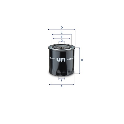 Filtro carburante UFI 24.259.00