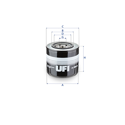 Filtro carburante UFI 24.260.00