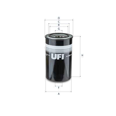 Filtro carburante UFI 24.262.00