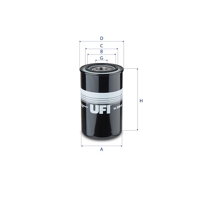 Filtro carburante UFI 24.266.00