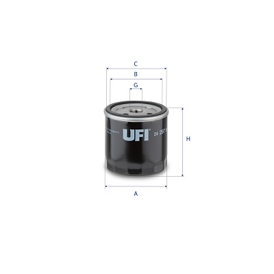 Filtro carburante UFI 24.297.00