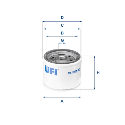 Filtro carburante UFI 24.305.00