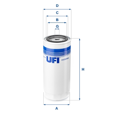 Filtro carburante UFI 24.309.00