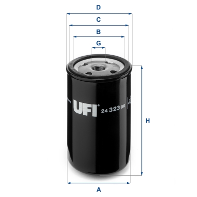 Filtro carburante UFI 24.323.00