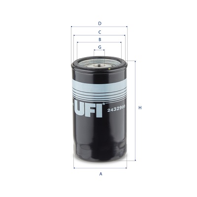 Filtro carburante UFI 24.329.00