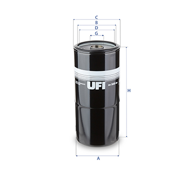 Filtro carburante UFI 24.332.00
