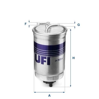 Filtro carburante UFI 24.365.00