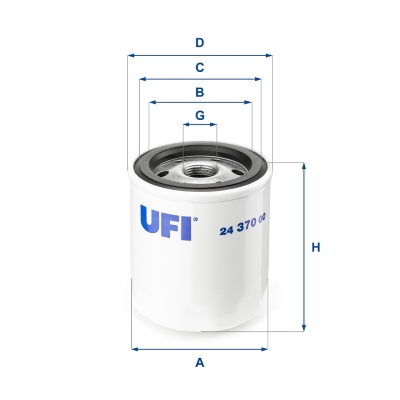 Filtro carburante UFI 24.370.00