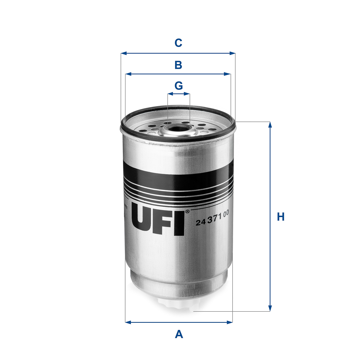 Filtro carburante UFI 24.371.00