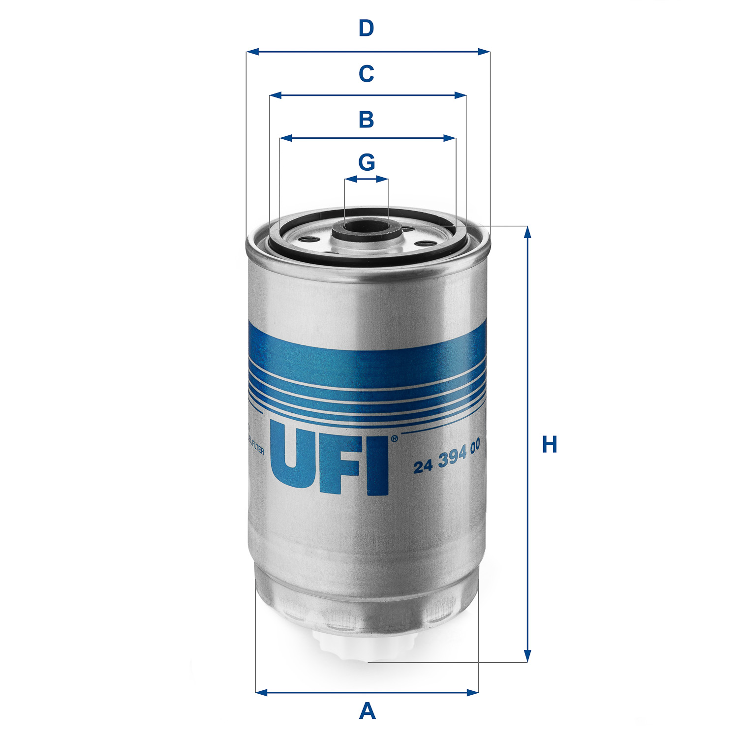 Filtro carburante UFI 24.394.00