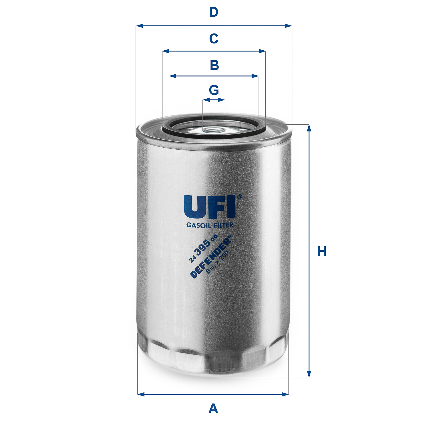 Filtro carburante UFI 24.395.00