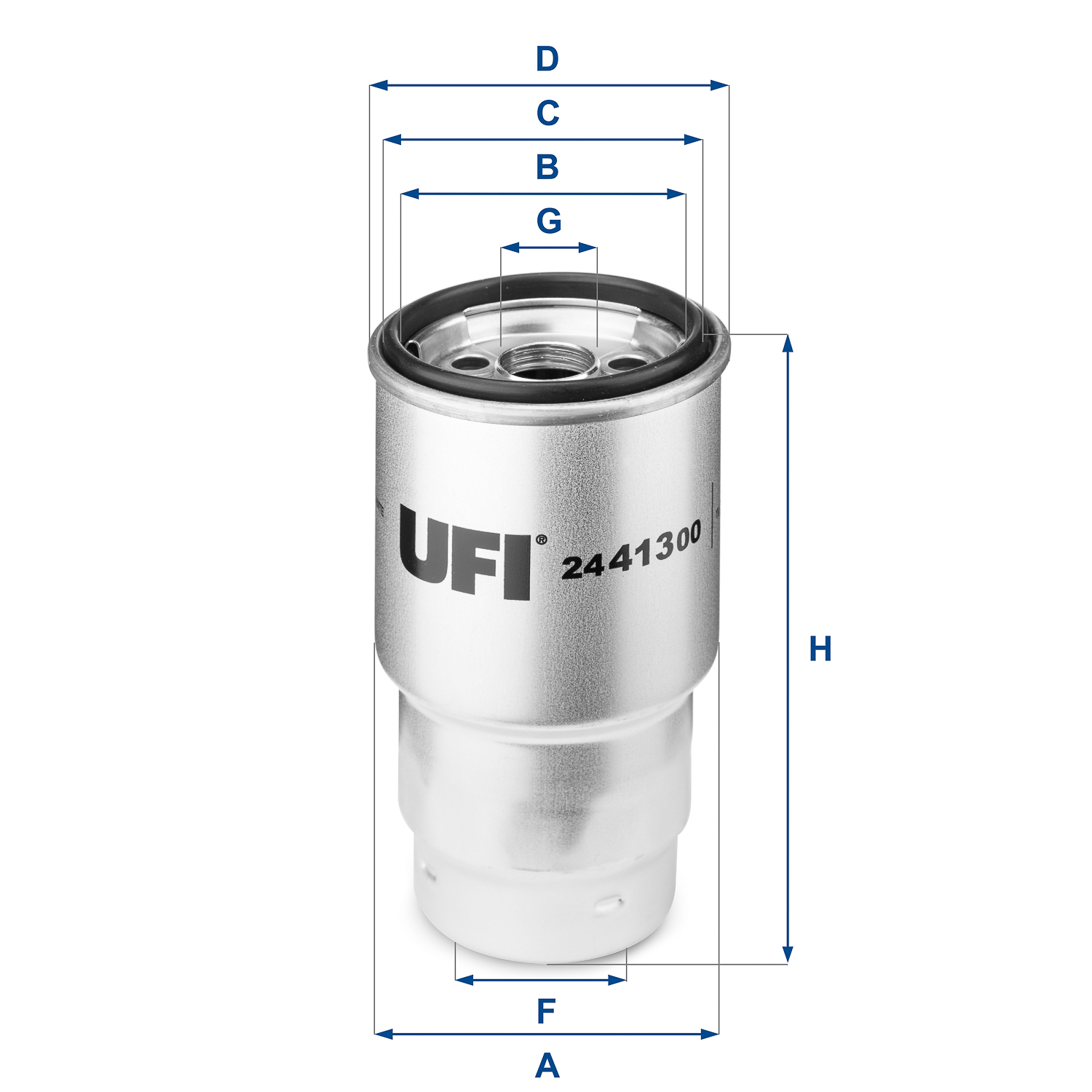 Filtro carburante UFI 24.413.00