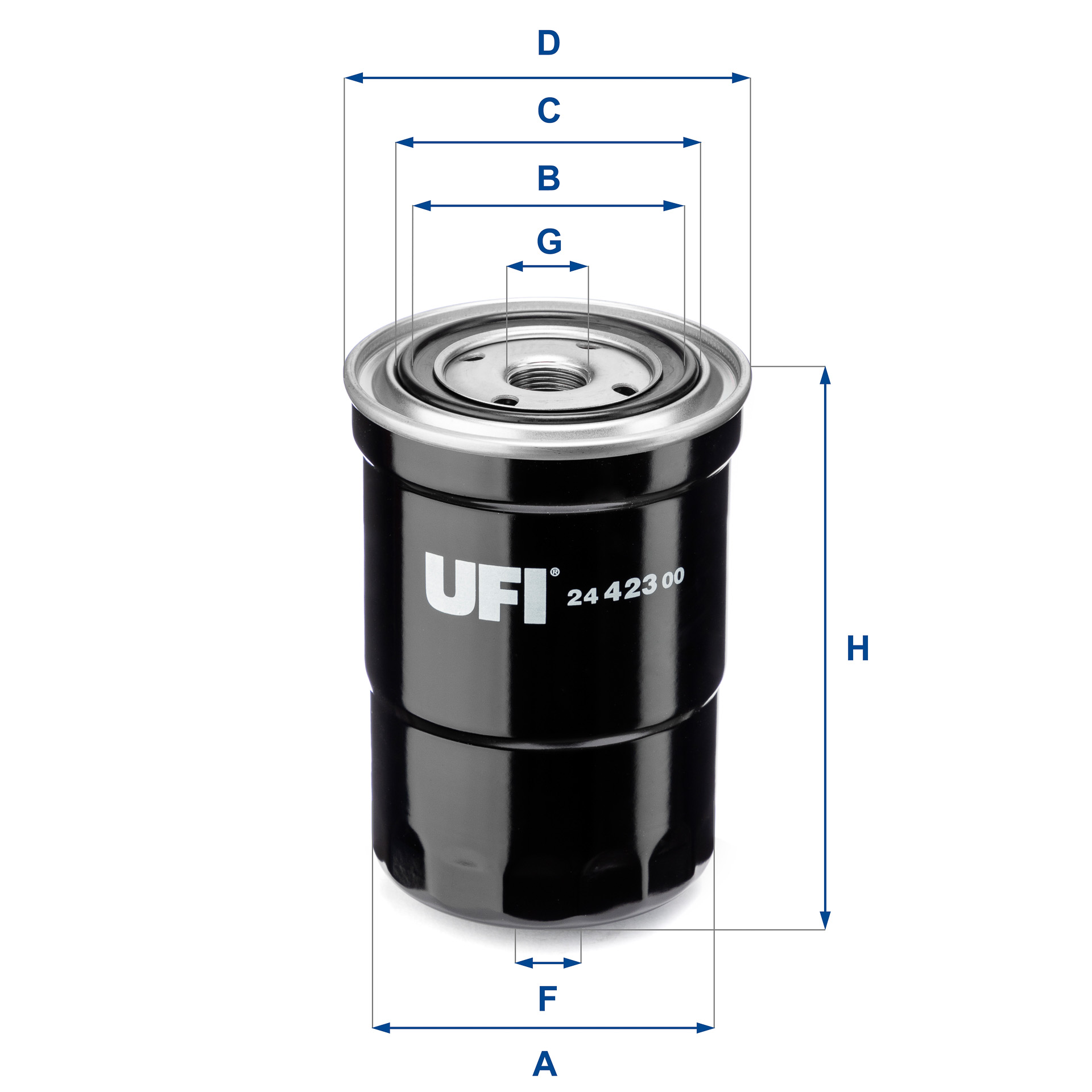 Filtro carburante UFI 24.423.00
