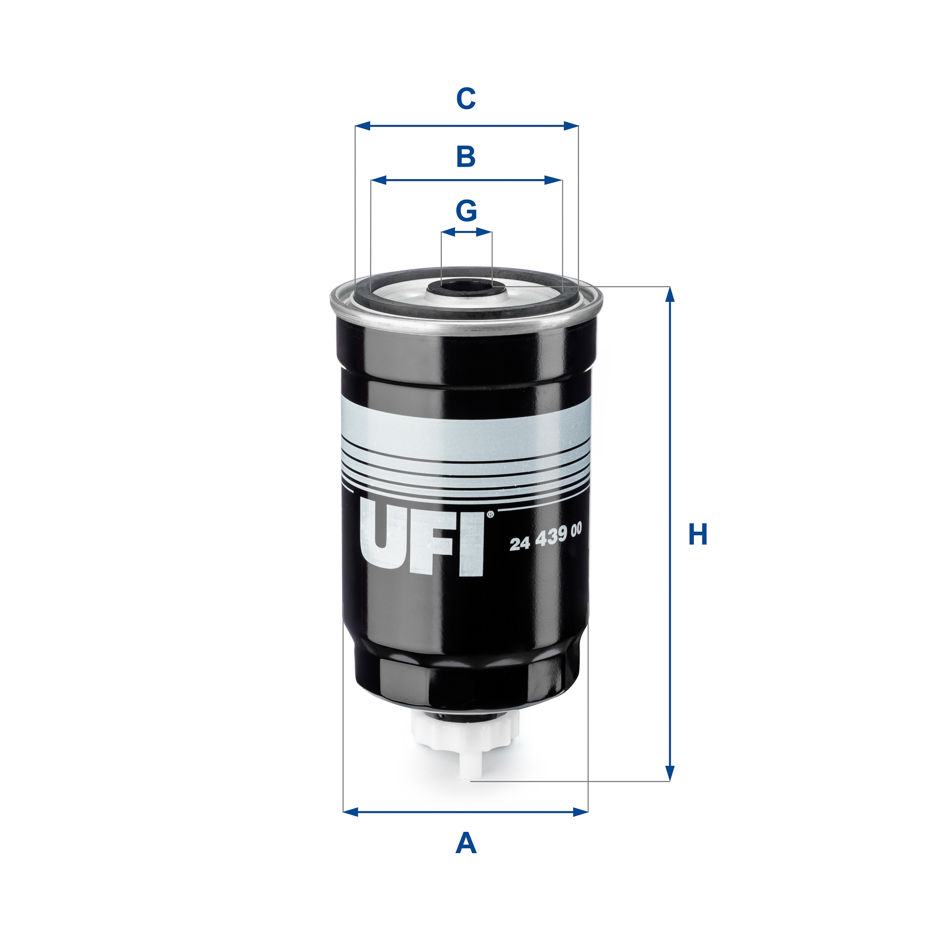 Filtro carburante UFI 24.439.00