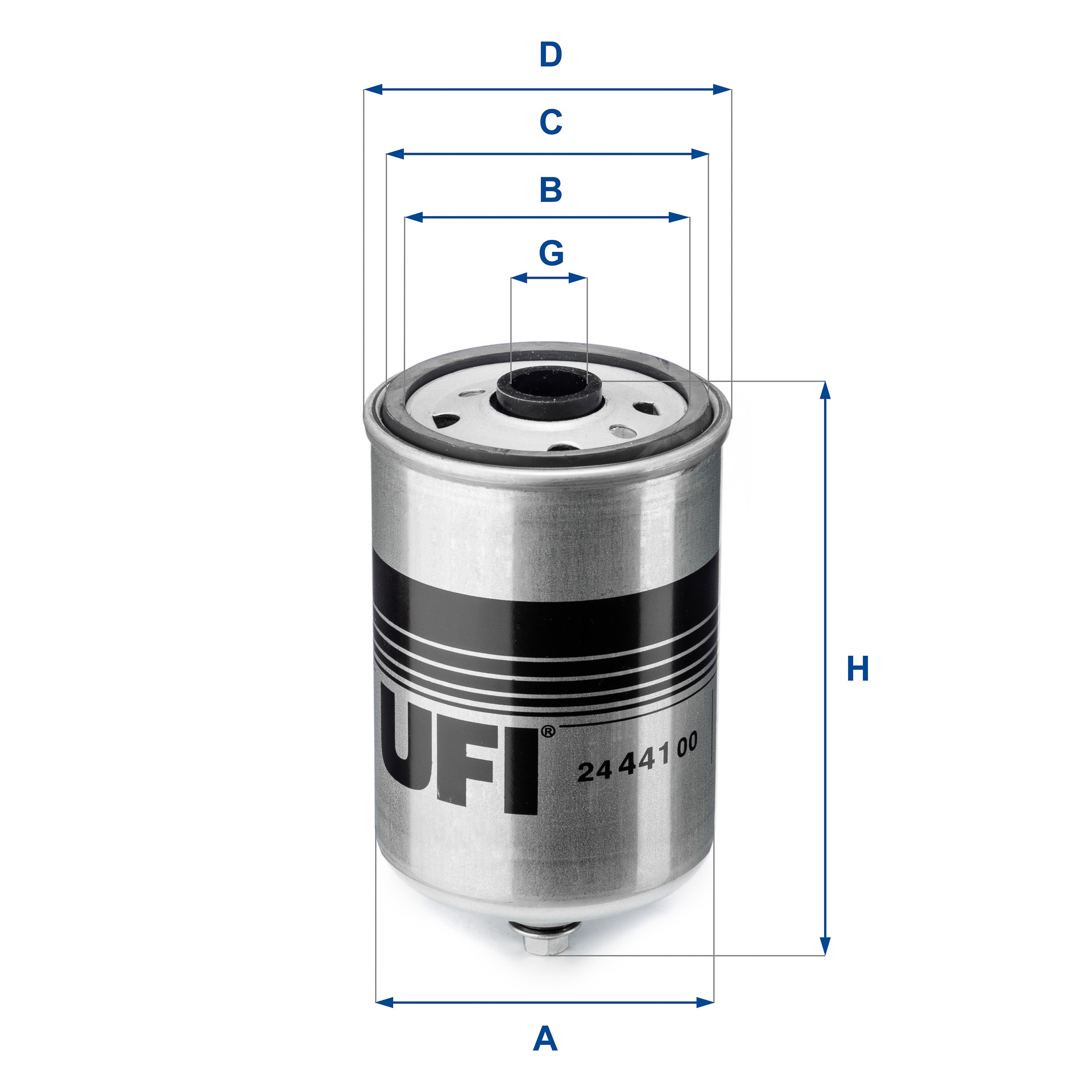 Filtro carburante UFI 24.441.00