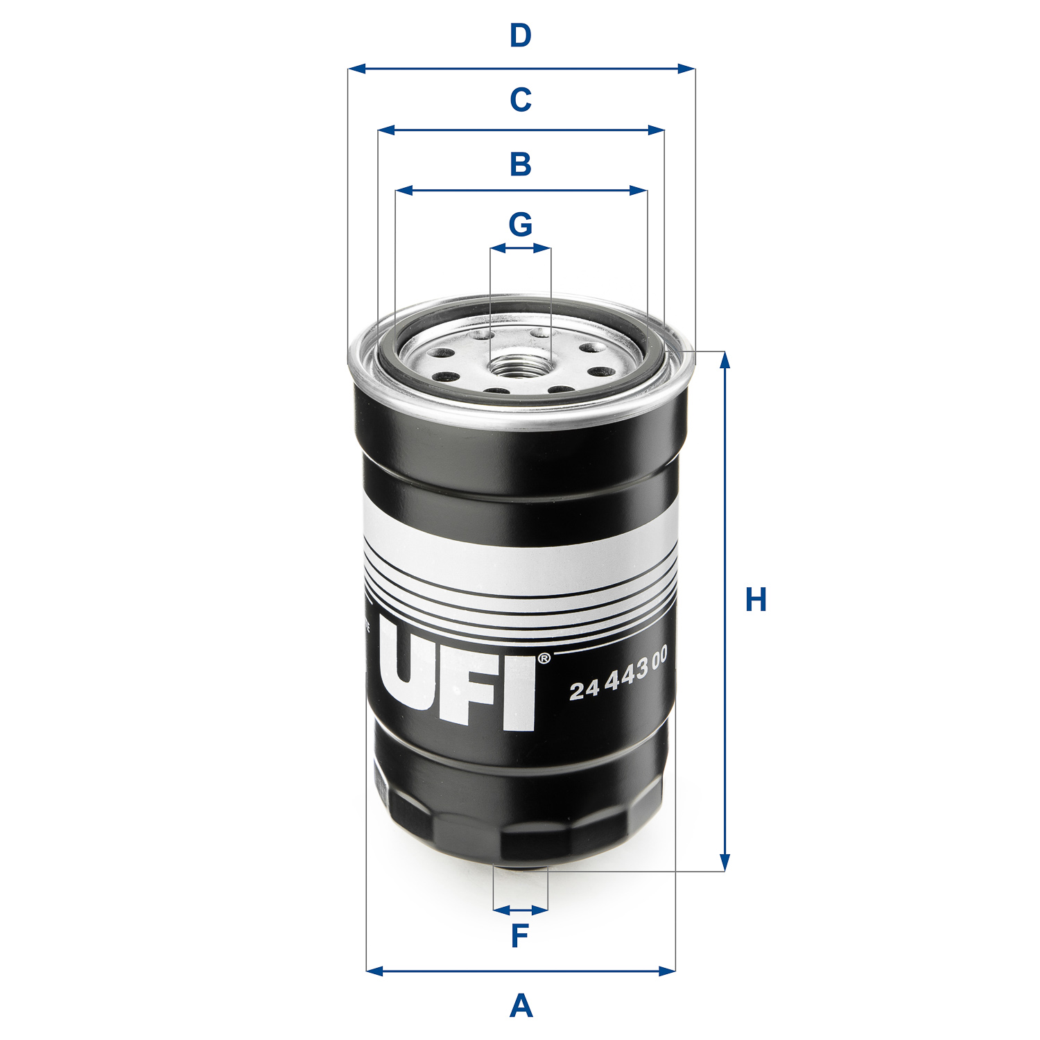 Filtro carburante UFI 24.443.00