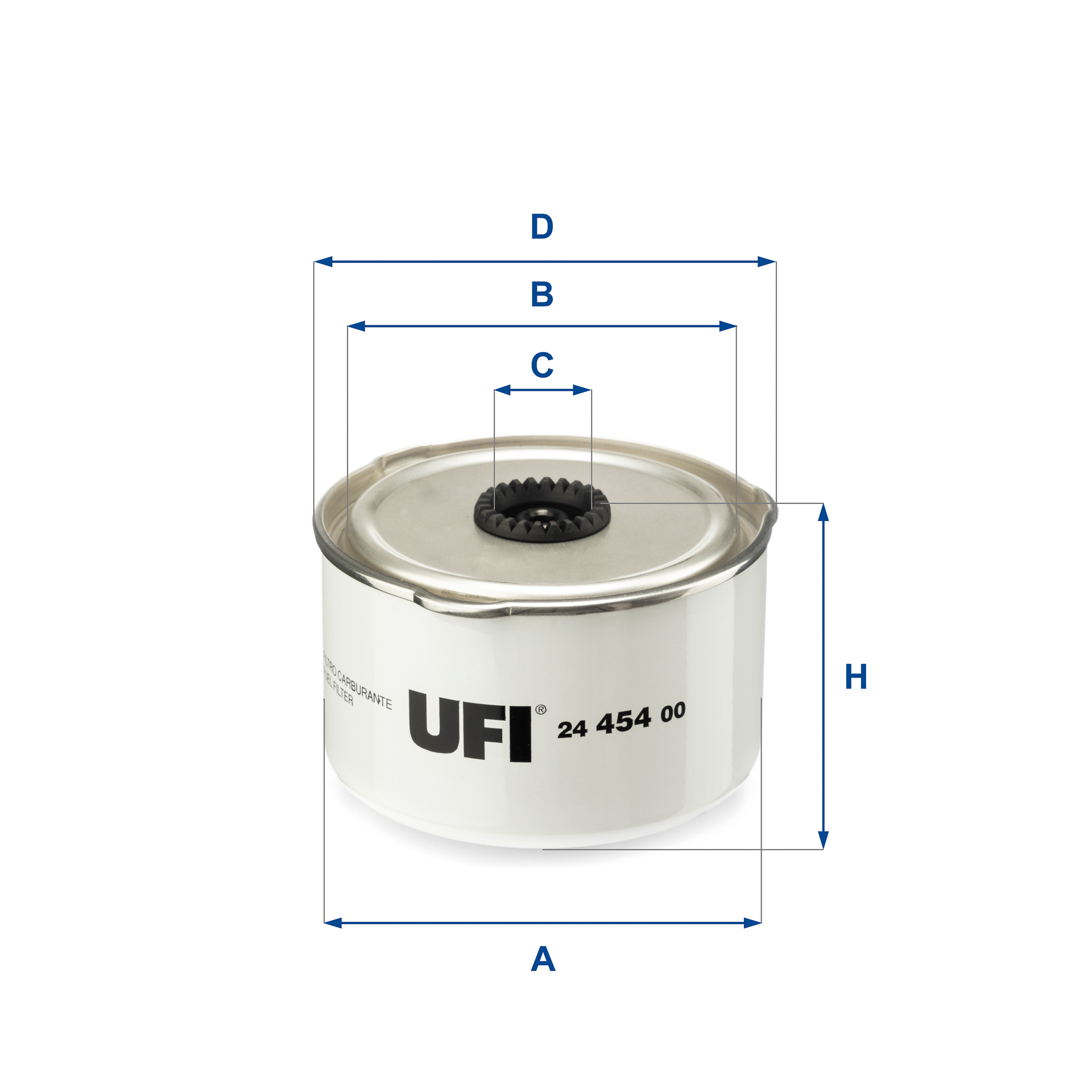Filtro carburante UFI 24.454.00