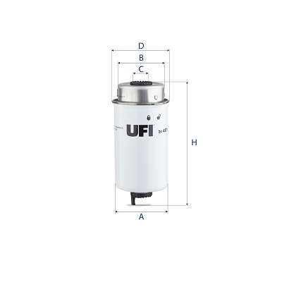Filtro carburante UFI 24.457.00