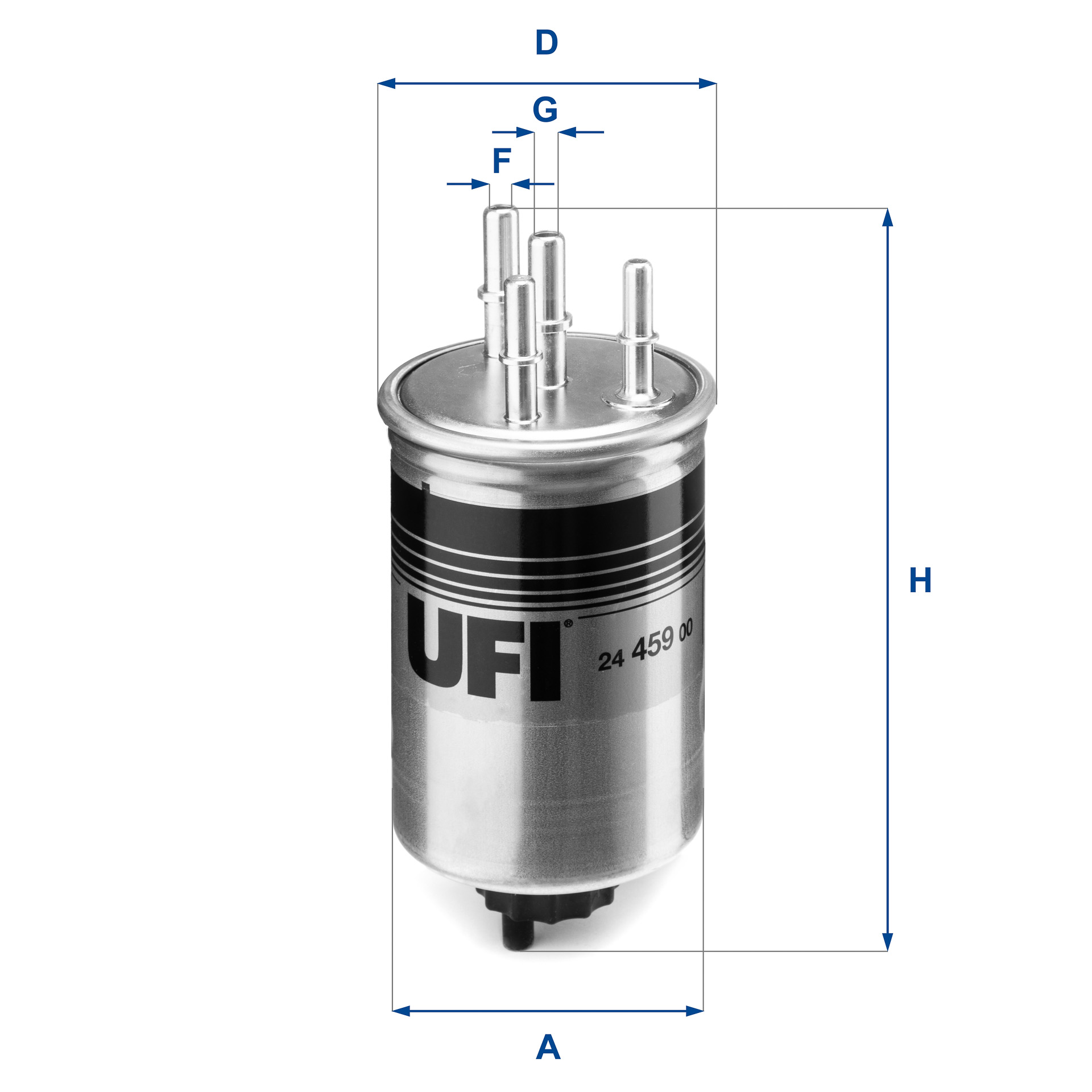 Filtro carburante UFI 24.459.00