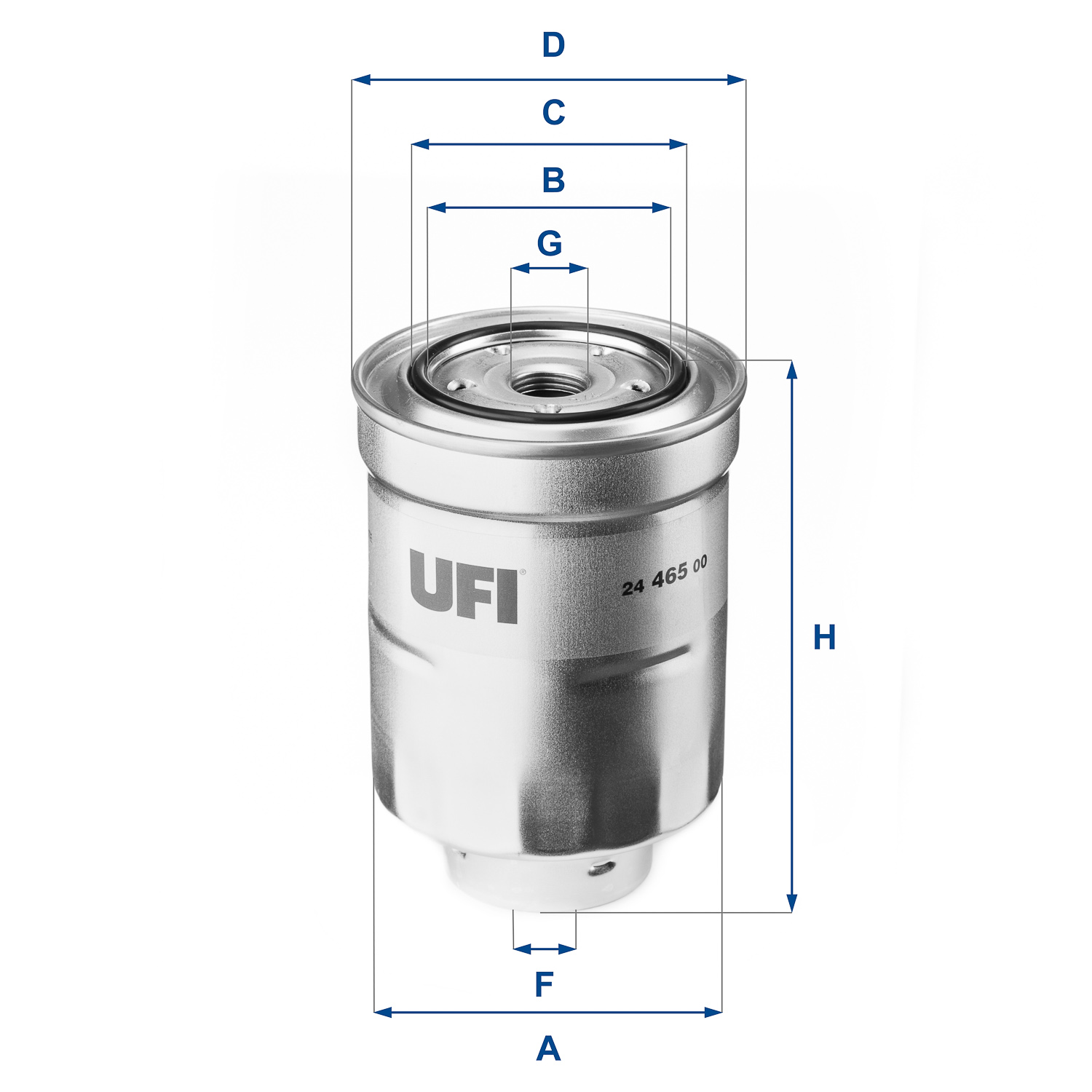 Filtro carburante UFI 24.465.00