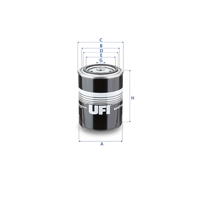 Filtro carburante UFI 24.471.00