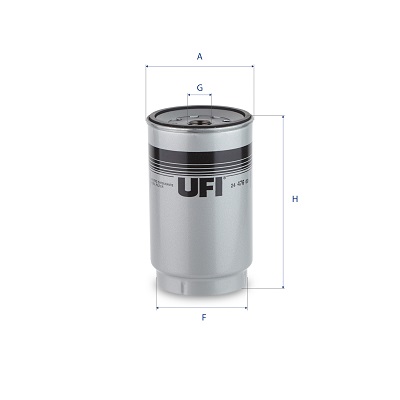 Filtro carburante UFI 24.476.00