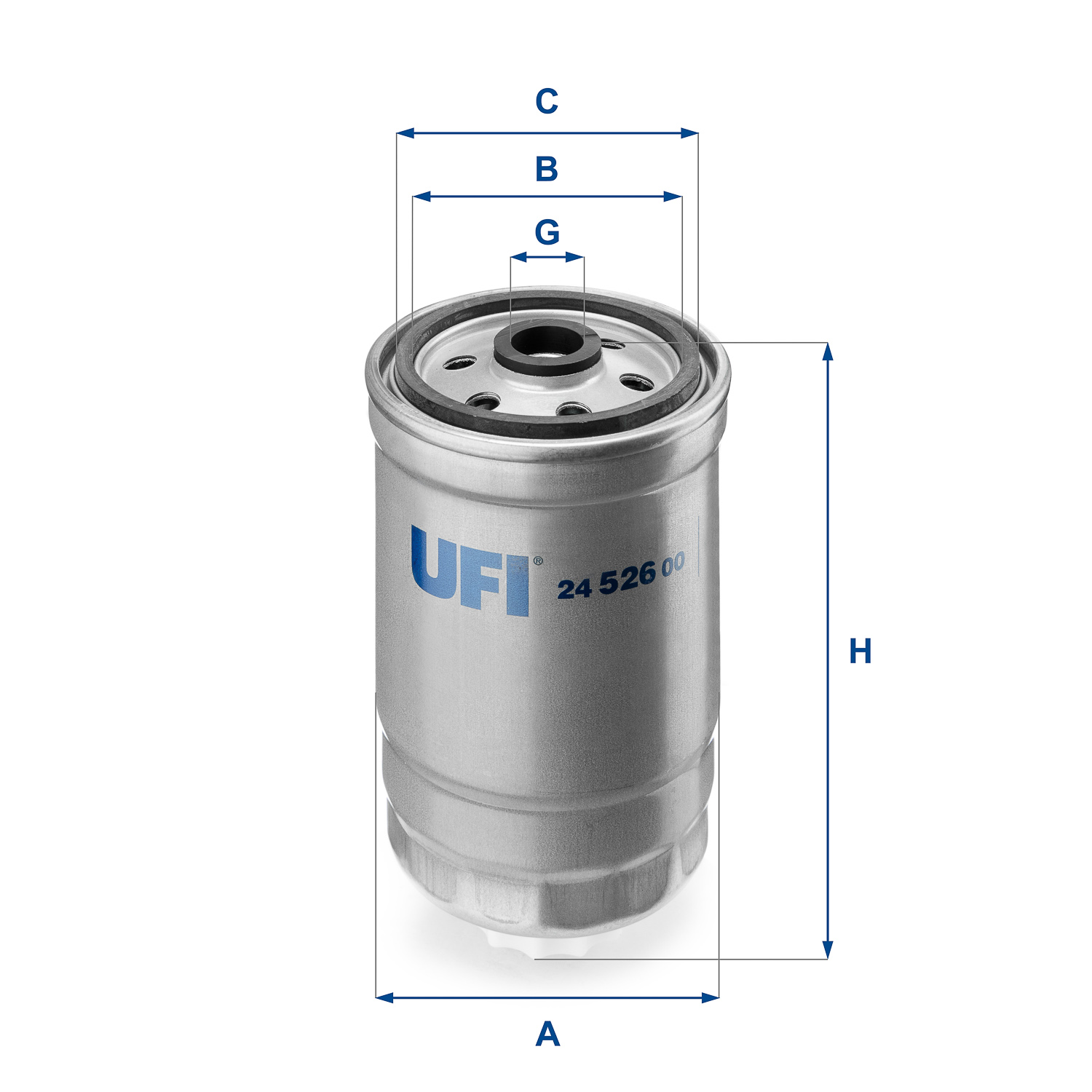 Filtro carburante UFI 24.526.00
