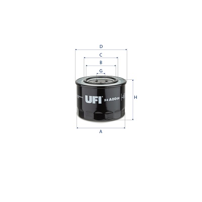 Filtro carburante UFI 24.A00.00