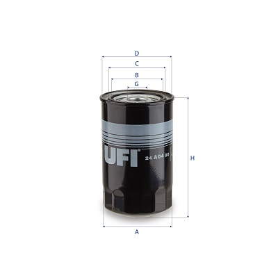 Filtro carburante UFI 24.A04.00