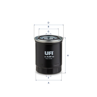 Filtro carburante UFI 24.A28.00