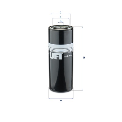 Filtro carburante UFI 24.A29.00
