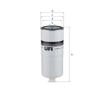 Filtro carburante UFI 24.A30.00