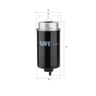Filtro carburante UFI 24.A31.00