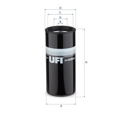 Filtro carburante UFI 24.A56.00