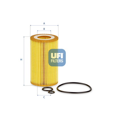 Filtro olio UFI 25.013.00