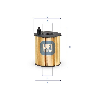 Filtro olio UFI 25.037.00