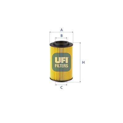 Filtro olio UFI 25.054.00