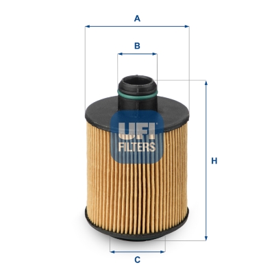 Filtro olio UFI 25.061.00