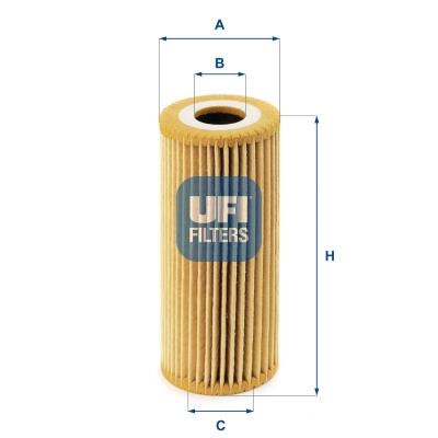Filtro olio UFI 25.067.00